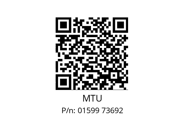   MTU 01599 73692