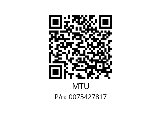   MTU 0075427817