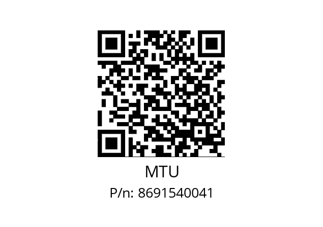   MTU 8691540041