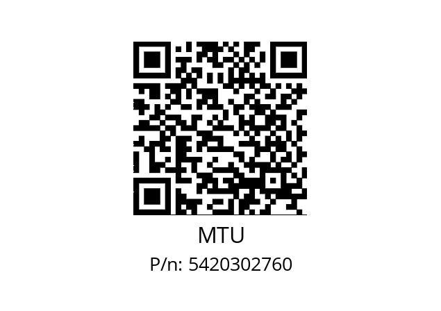   MTU 5420302760