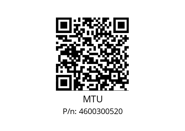   MTU 4600300520