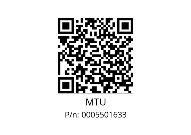   MTU 0005501633