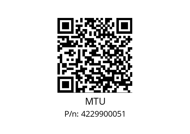   MTU 4229900051