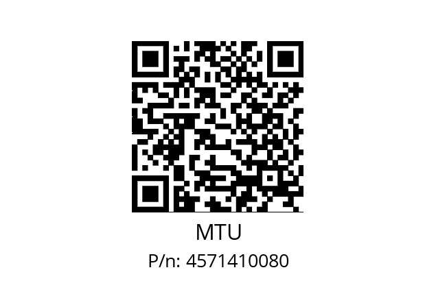   MTU 4571410080