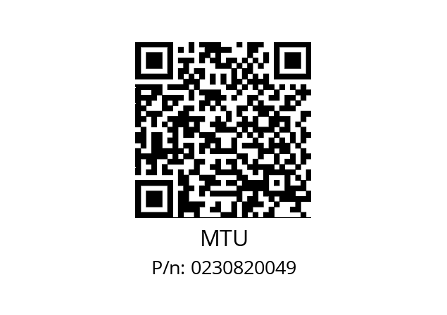   MTU 0230820049