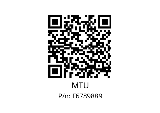   MTU F6789889