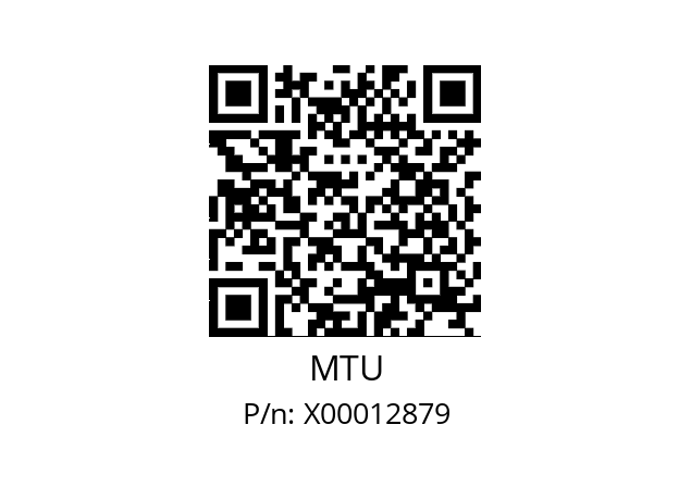   MTU X00012879