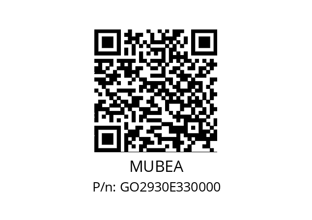   MUBEA GO2930E330000