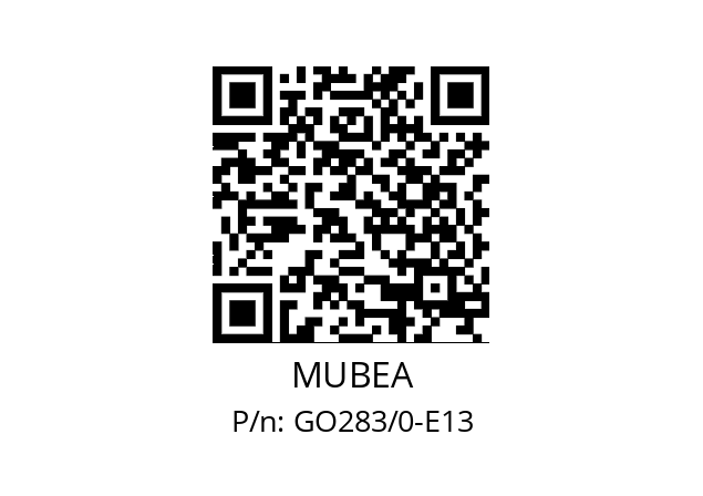   MUBEA GO283/0-E13