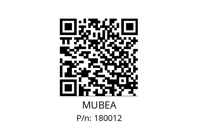   MUBEA 180012