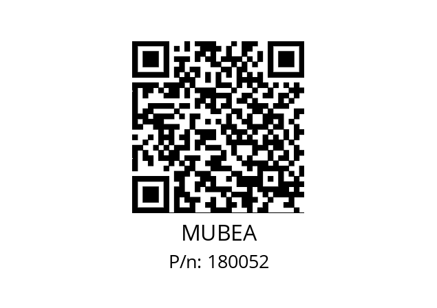   MUBEA 180052