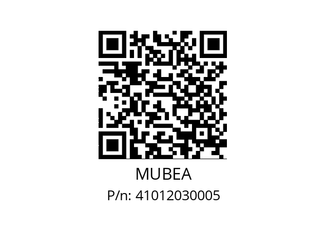   MUBEA 41012030005