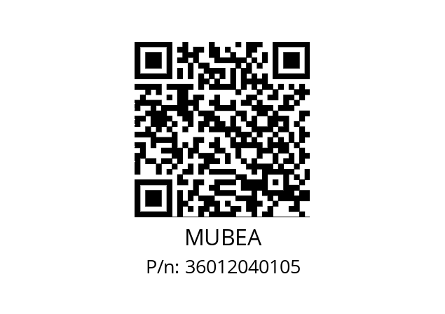   MUBEA 36012040105