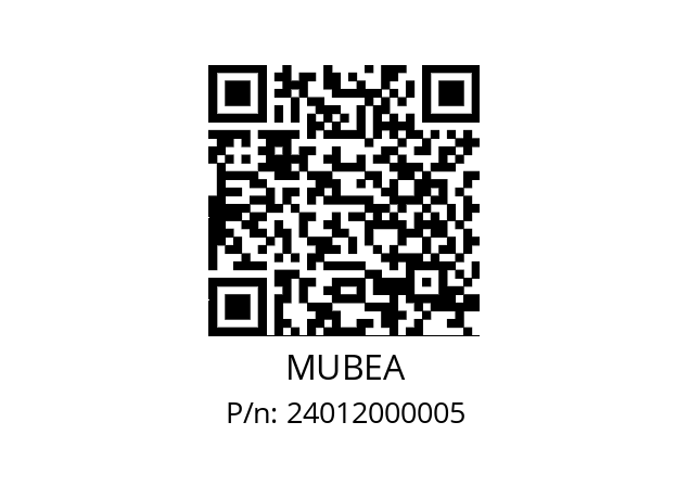   MUBEA 24012000005