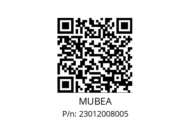   MUBEA 23012008005