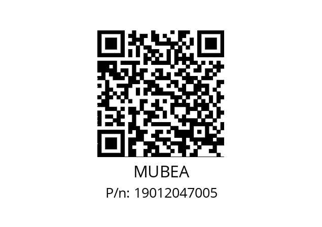   MUBEA 19012047005