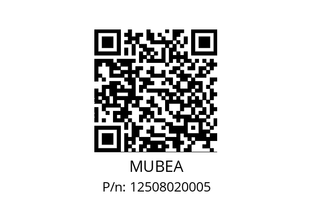   MUBEA 12508020005