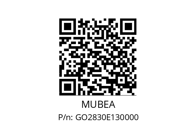   MUBEA GO2830E130000