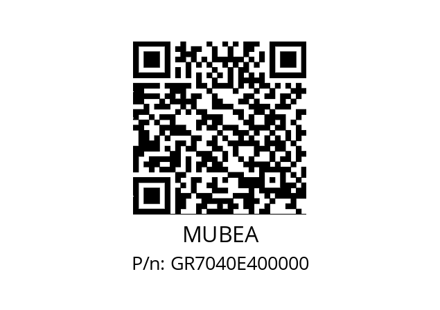   MUBEA GR7040E400000