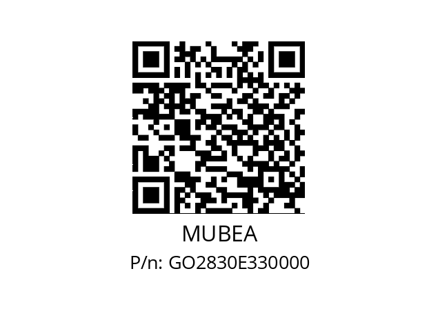   MUBEA GO2830E330000