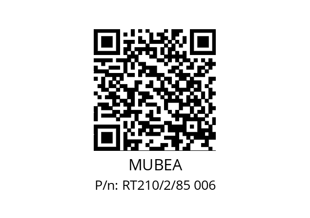   MUBEA RT210/2/85 006