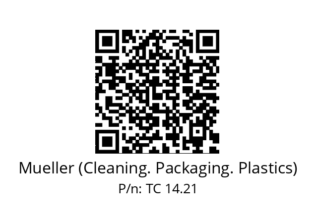   Mueller (Cleaning. Packaging. Plastics) TC 14.21