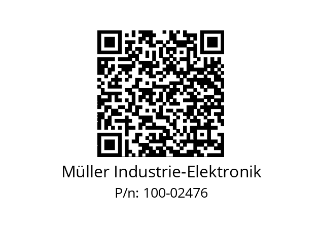   Müller Industrie-Elektronik 100-02476