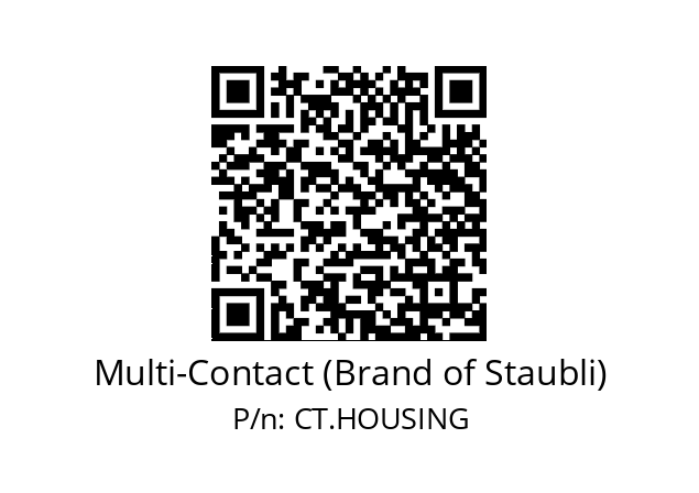   Multi-Contact (Brand of Staubli) CT.HOUSING