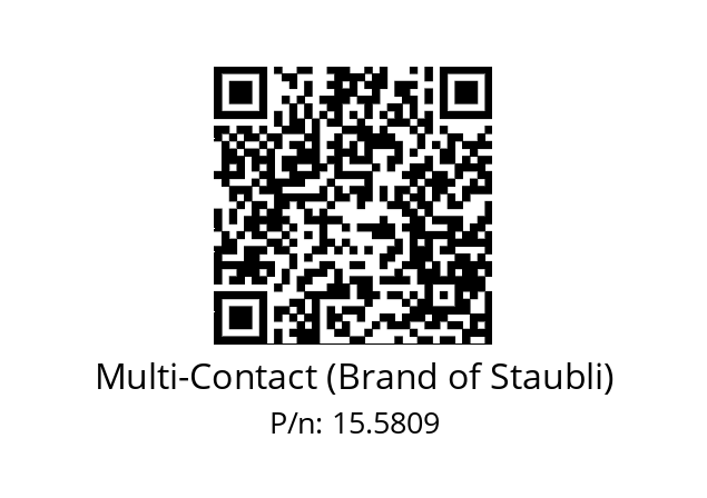   Multi-Contact (Brand of Staubli) 15.5809