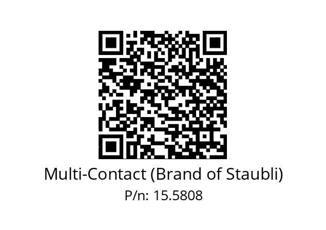   Multi-Contact (Brand of Staubli) 15.5808