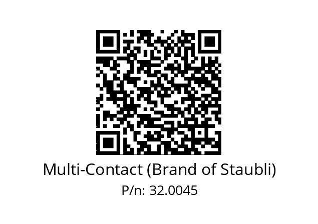   Multi-Contact (Brand of Staubli) 32.0045