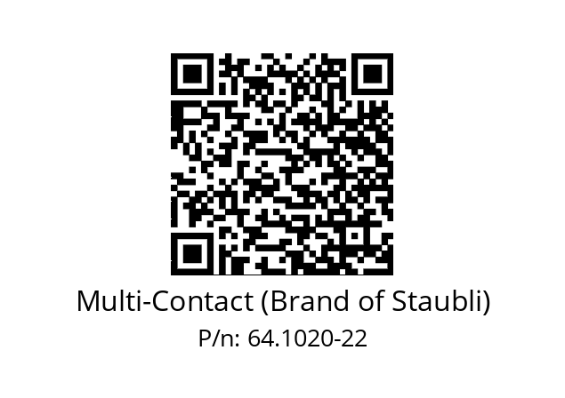   Multi-Contact (Brand of Staubli) 64.1020-22