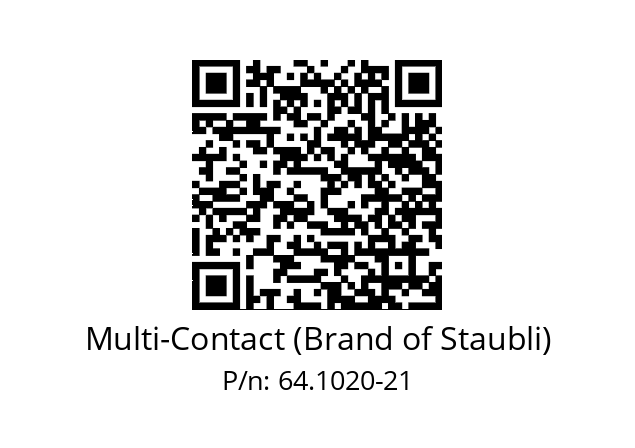   Multi-Contact (Brand of Staubli) 64.1020-21