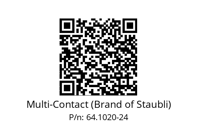   Multi-Contact (Brand of Staubli) 64.1020-24