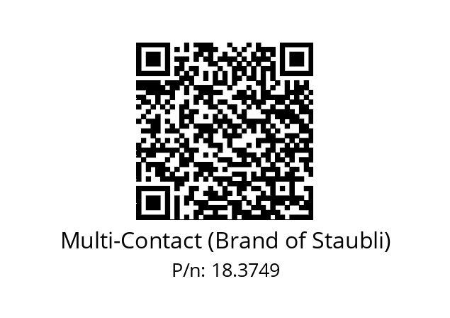   Multi-Contact (Brand of Staubli) 18.3749