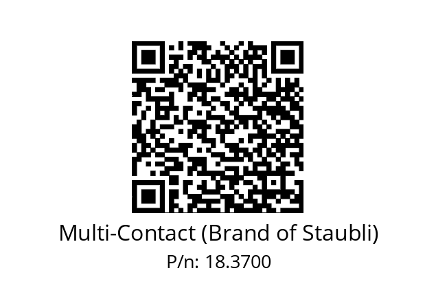   Multi-Contact (Brand of Staubli) 18.3700