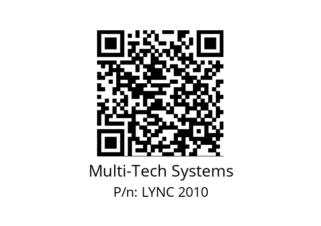   Multi-Tech Systems LYNC 2010