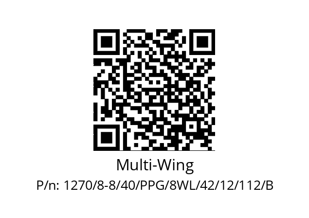   Multi-Wing 1270/8-8/40/PPG/8WL/42/12/112/B