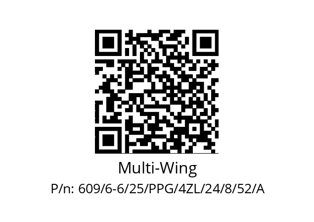   Multi-Wing 609/6-6/25/PPG/4ZL/24/8/52/A