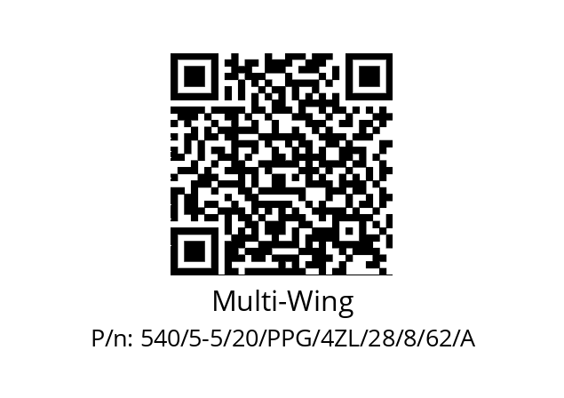   Multi-Wing 540/5-5/20/PPG/4ZL/28/8/62/A