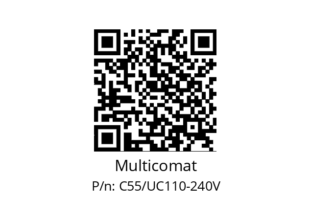   Multicomat C55/UC110-240V