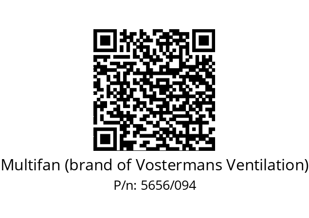   Multifan (brand of Vostermans Ventilation) 5656/094