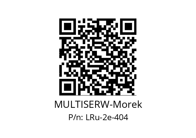   MULTISERW-Morek LRu-2e-404