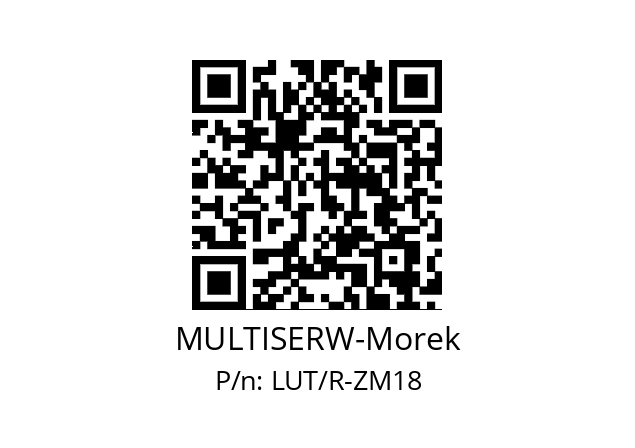   MULTISERW-Morek LUT/R-ZM18