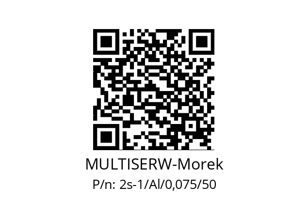   MULTISERW-Morek 2s-1/Al/0,075/50