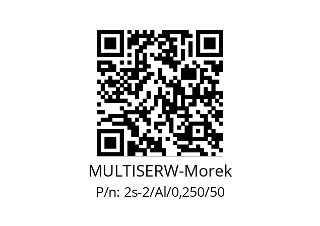   MULTISERW-Morek 2s-2/Al/0,250/50