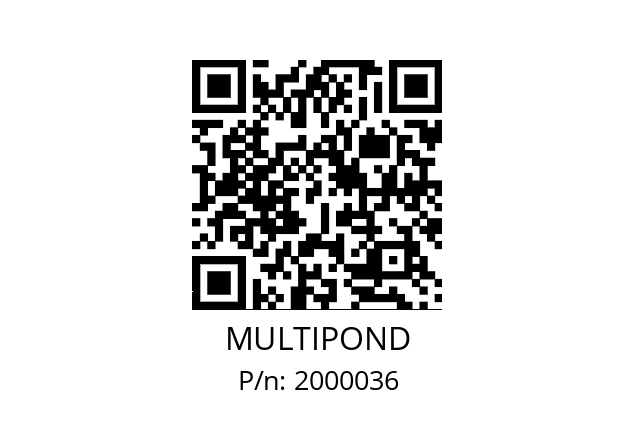   MULTIPOND 2000036