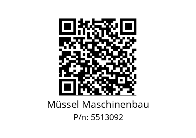   Müssel Maschinenbau 5513092