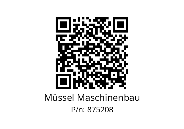   Müssel Maschinenbau 875208