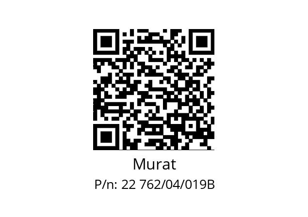   Murat 22 762/04/019B